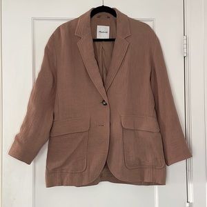 Madewell pink blazer